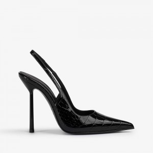 Le Silla BELLA SLINGBACK 120 mm Nere | IT_LS38989