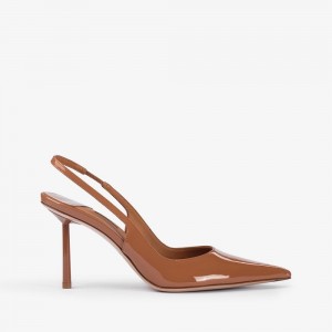 Le Silla BELLA SLINGBACK 80 mm Marroni | IT_LS80361