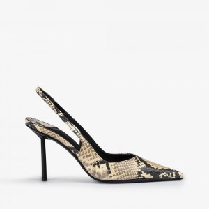 Le Silla BELLA SLINGBACK 80 mm Oro | IT_LS46658