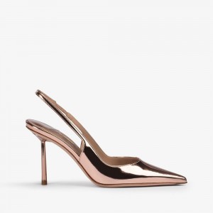 Le Silla BELLA SLINGBACK 80 mm Rosa Oro Metal | IT_LS61055