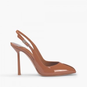 Le Silla CLIVAGE SLINGBACK 100 mm Marroni | IT_LS51770