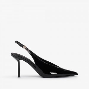 Le Silla CLIVAGE SLINGBACK 80 mm Nere | IT_LS55837