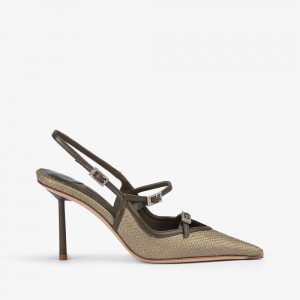 Le Silla MORGANA SLINGBACK 80 mm Verdi | IT_LS19928