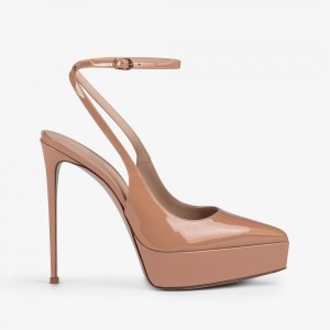 Le Silla UMA SLINGBACK 140 mm Beige | IT_LS81349