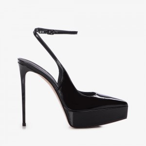 Le Silla UMA SLINGBACK 140 mm Nere | IT_LS15360