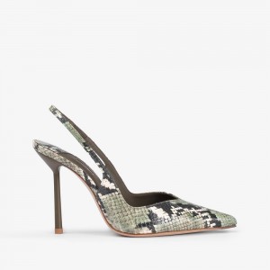 Le Silla VIVIENNE SLINGBACK 100 mm Verdi | IT_LS60019