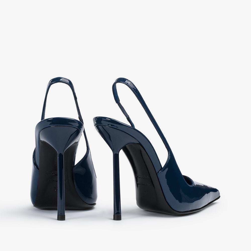 Le Silla BELLA SLINGBACK 120 mm Blu | IT_LS64612