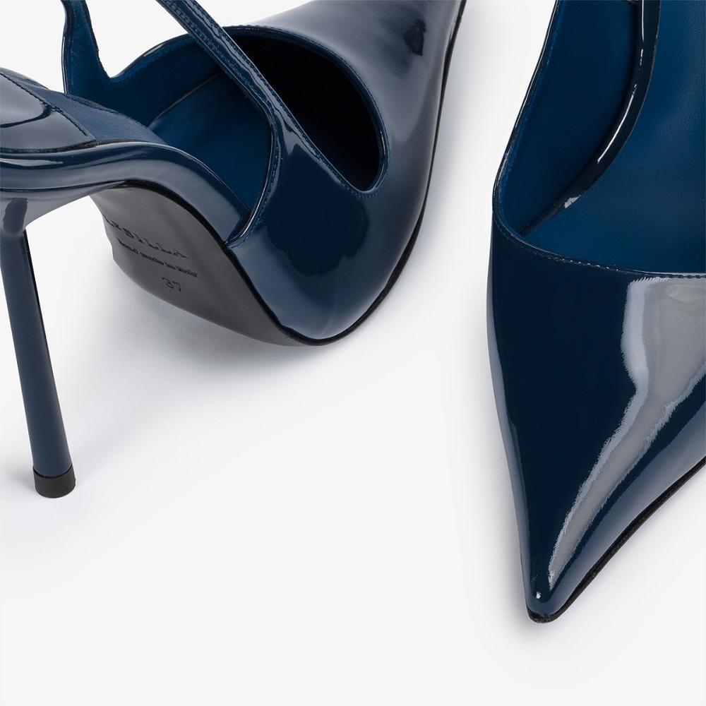 Le Silla BELLA SLINGBACK 120 mm Blu | IT_LS64612