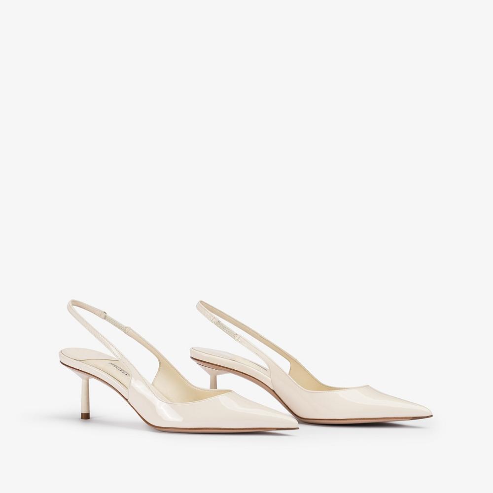 Le Silla BELLA SLINGBACK 60 mm Bianche | IT_LS58130