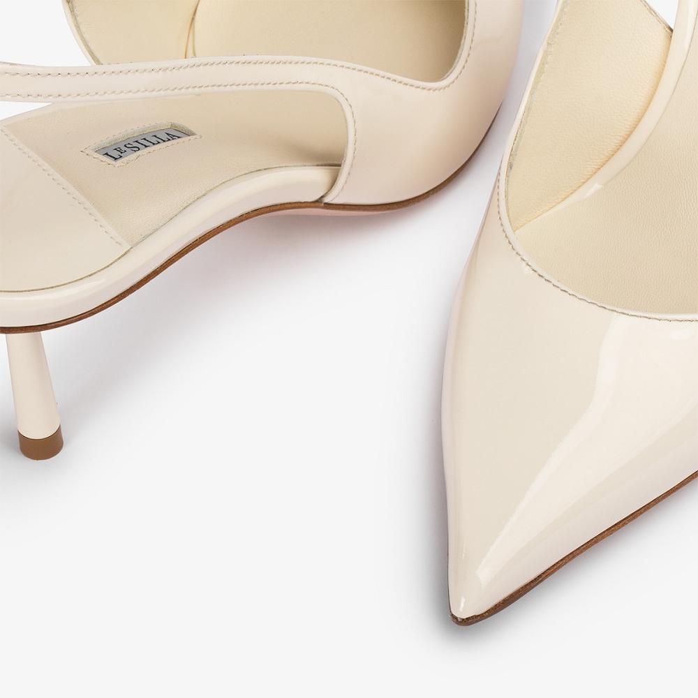 Le Silla BELLA SLINGBACK 60 mm Bianche | IT_LS58130