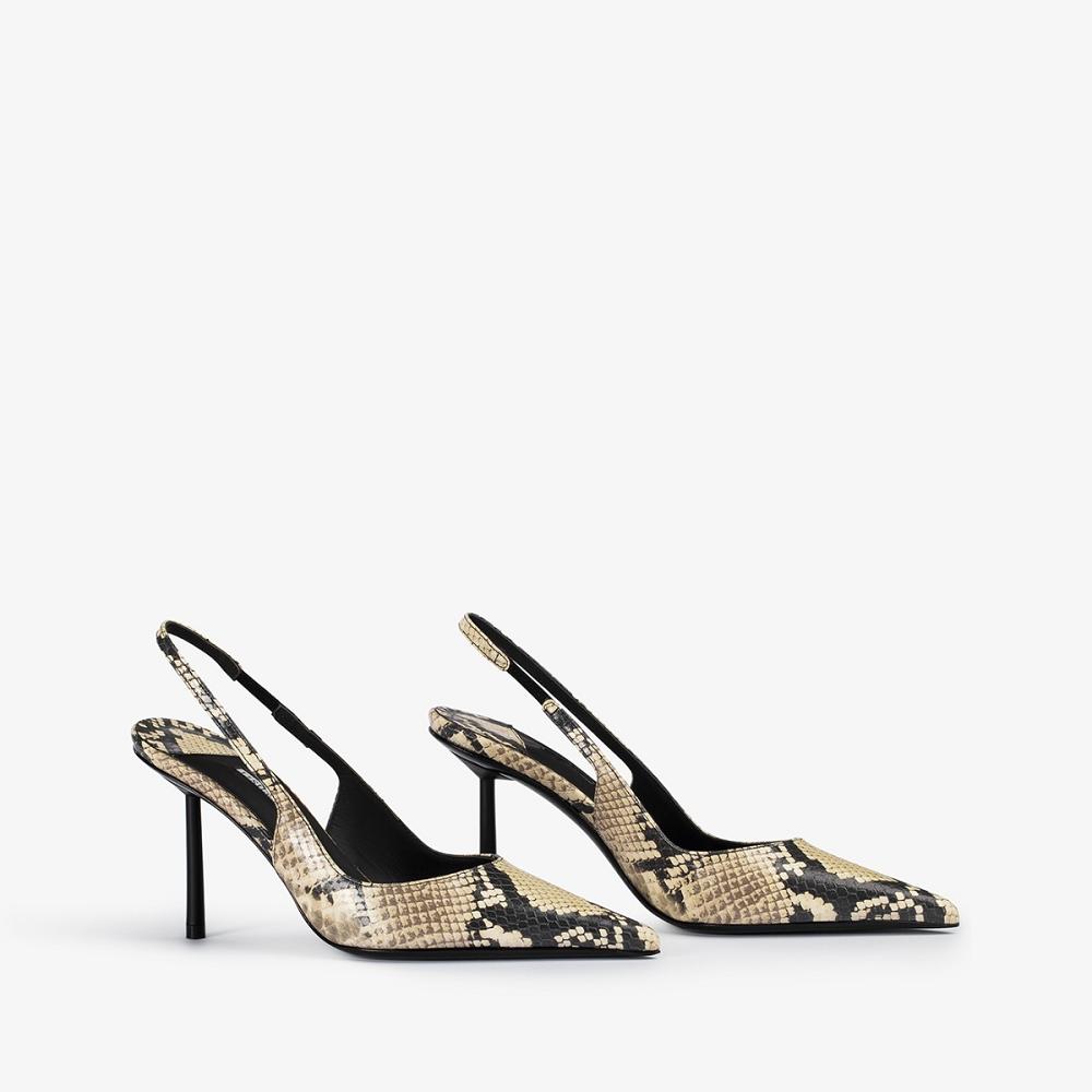 Le Silla BELLA SLINGBACK 80 mm Oro | IT_LS46658