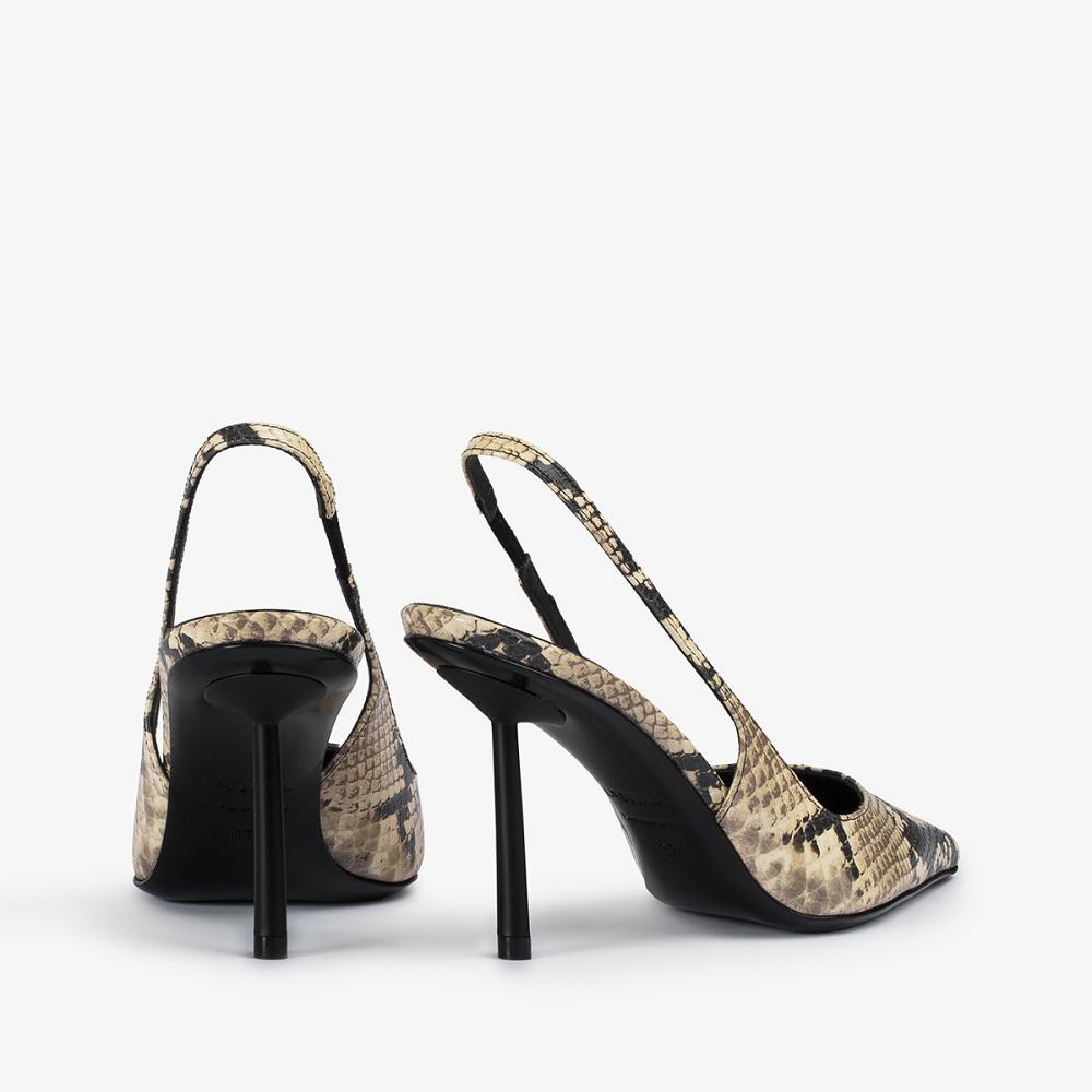 Le Silla BELLA SLINGBACK 80 mm Oro | IT_LS46658