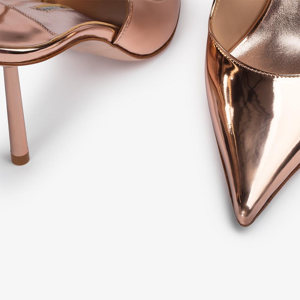 Le Silla BELLA SLINGBACK 80 mm Rosa Oro Metal | IT_LS15567