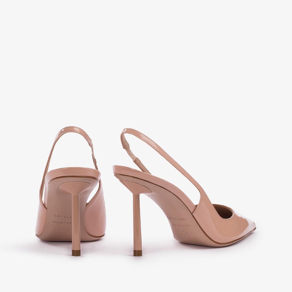 Le Silla BELLA SLINGBACK 80 mm Tanno Beige | IT_LS89295