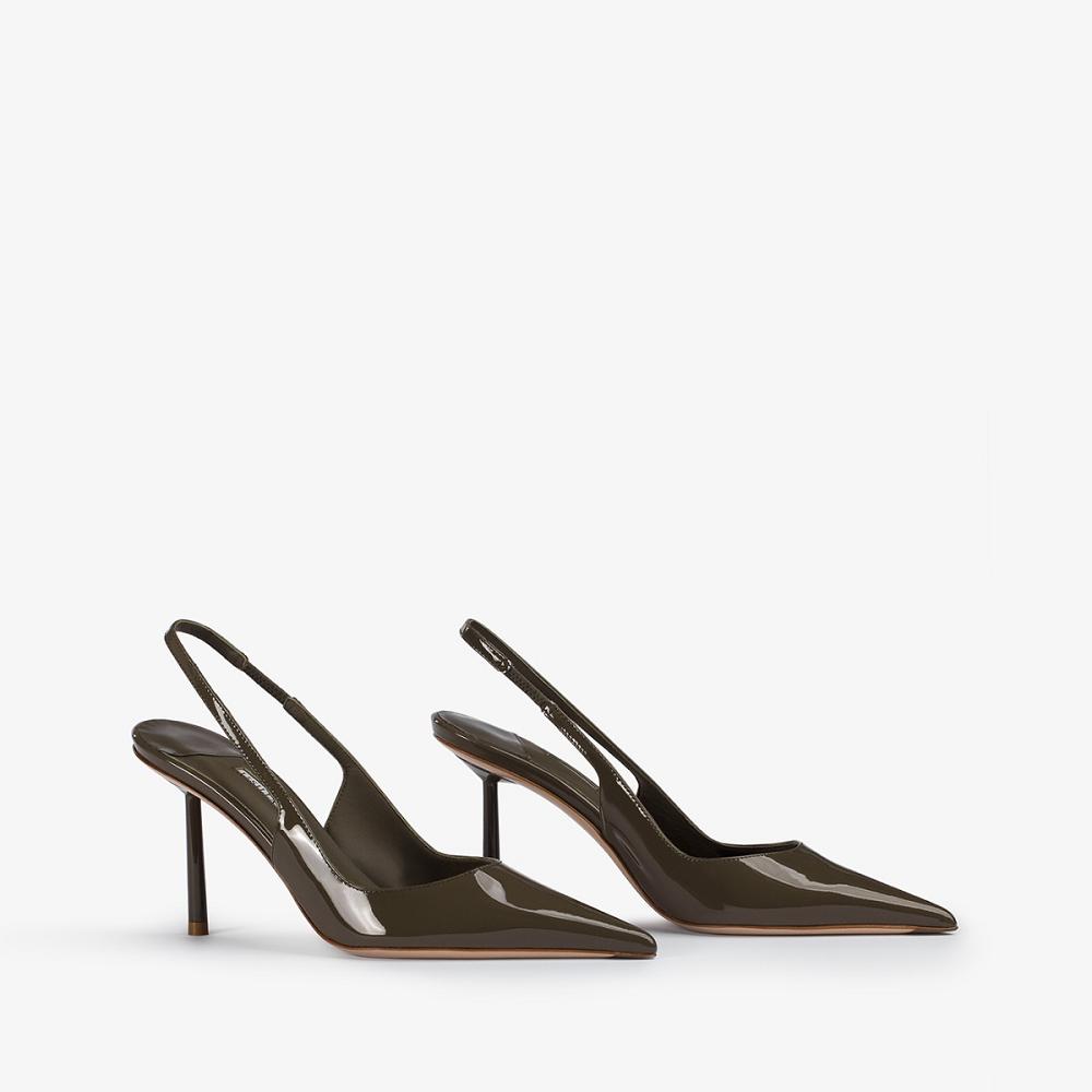 Le Silla BELLA SLINGBACK 80 mm Verdi | IT_LS50491