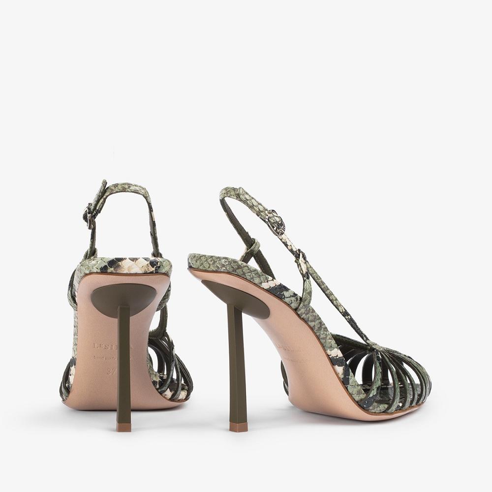 Le Silla CAGE SLINGBACK 100 mm Verdi | IT_LS60789