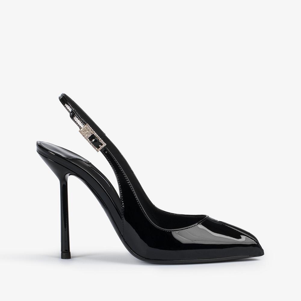 Le Silla CLIVAGE SLINGBACK 100 mm Nere | IT_LS75501