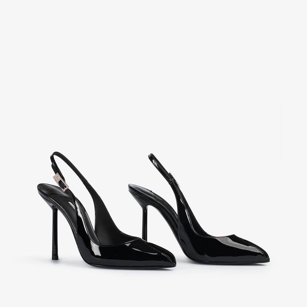 Le Silla CLIVAGE SLINGBACK 100 mm Nere | IT_LS34869