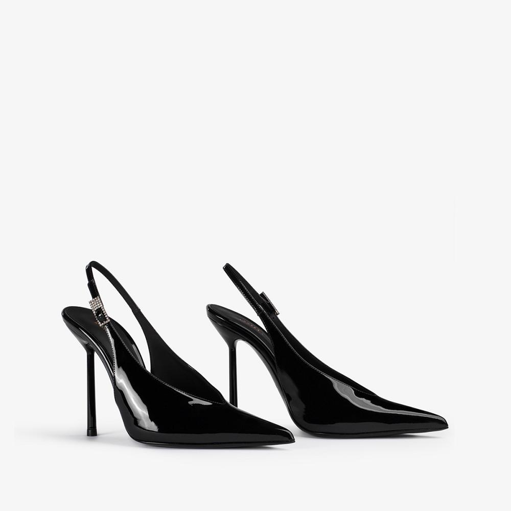 Le Silla CLIVAGE SLINGBACK 120 mm Nere | IT_LS64827