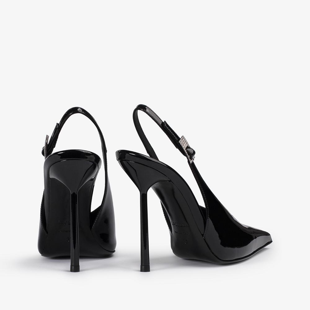 Le Silla CLIVAGE SLINGBACK 120 mm Nere | IT_LS64827