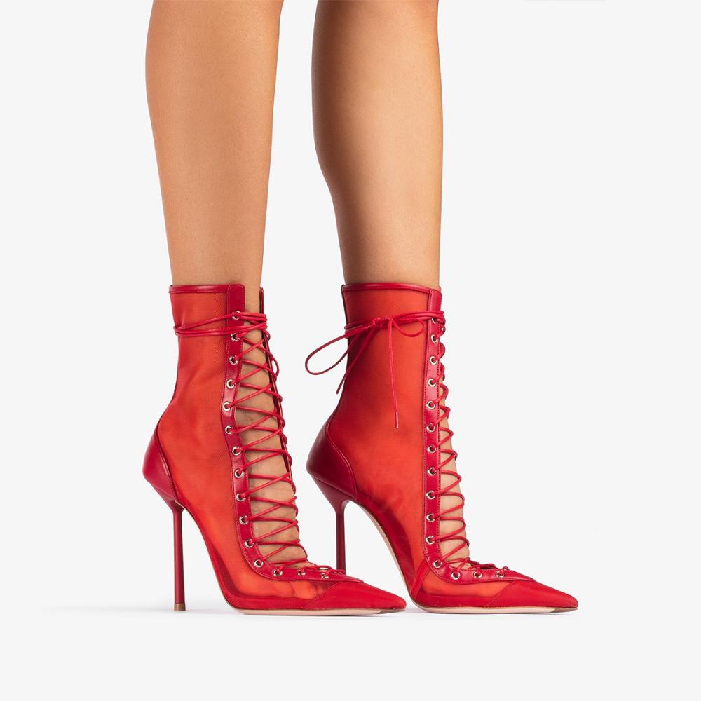 Le Silla COLETTE ANKLE BOOT 120 mm Rosse | IT_LS93142