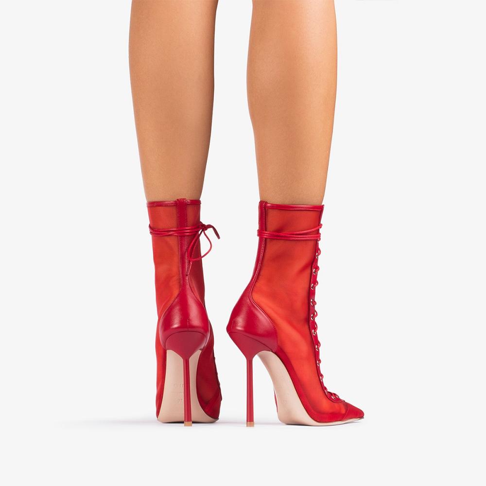 Le Silla COLETTE ANKLE BOOT 120 mm Rosse | IT_LS93142