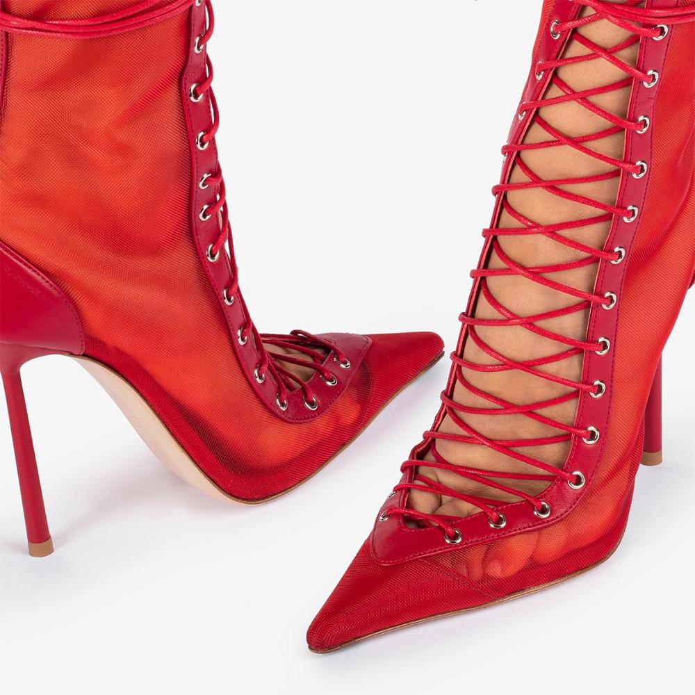 Le Silla COLETTE ANKLE BOOT 120 mm Rosse | IT_LS93142