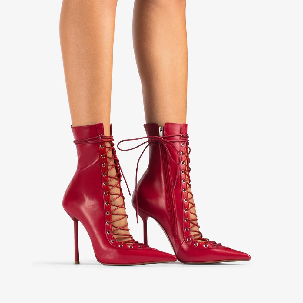 Le Silla COLETTE ANKLE BOOT 120 mm Rosse | IT_LS68686