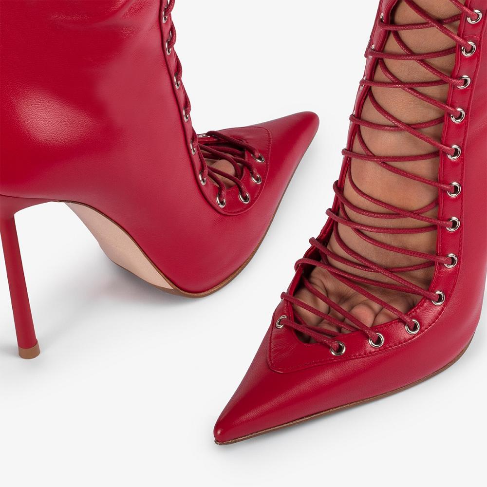 Le Silla COLETTE ANKLE BOOT 120 mm Rosse | IT_LS68686