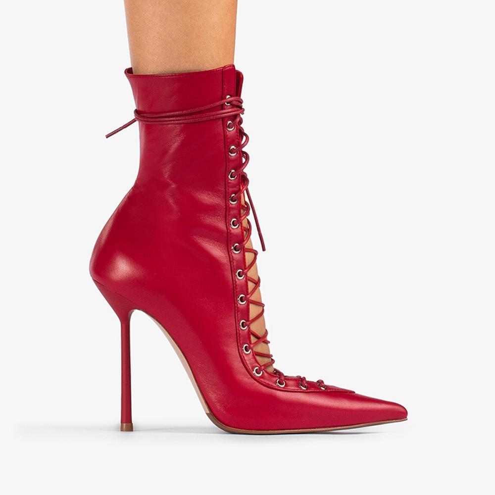 Le Silla COLETTE ANKLE BOOT 120 mm Rosse | IT_LS68686