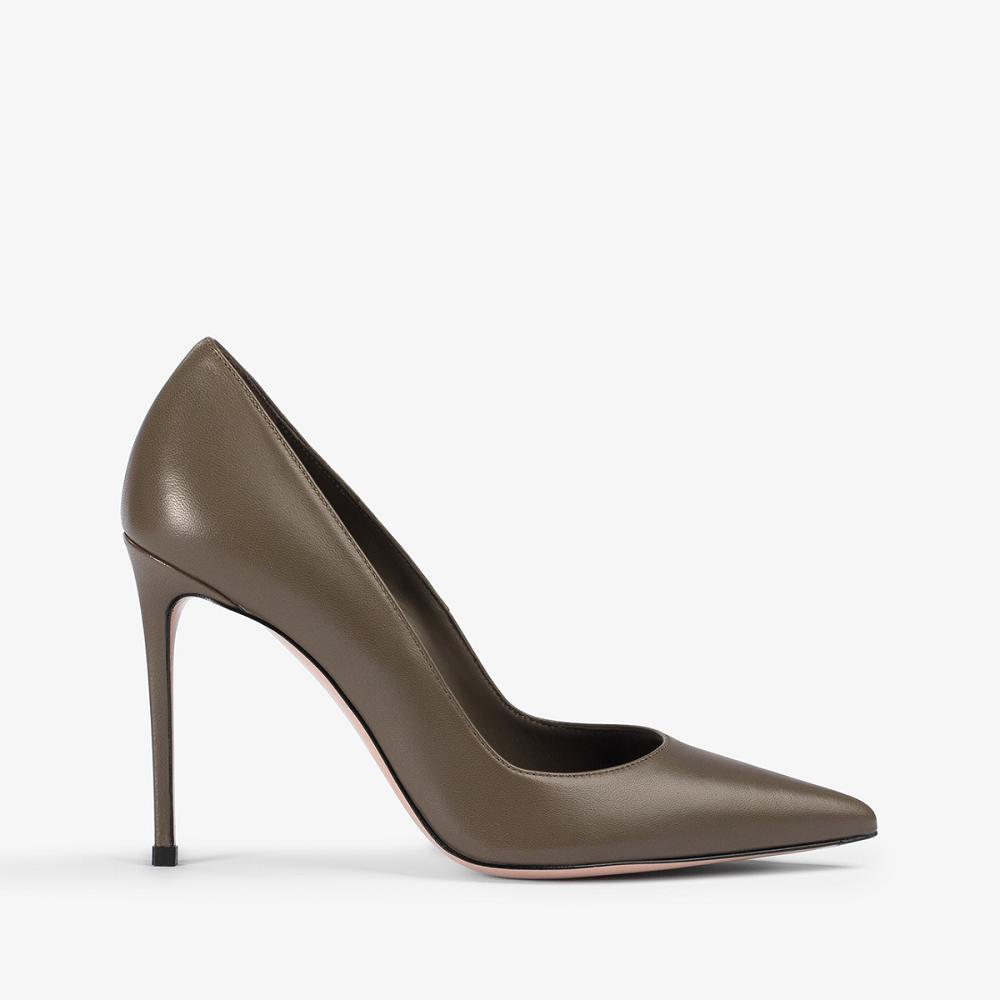 Le Silla EVA PUMP 100 mm Khaki Verdi | IT_LS69418