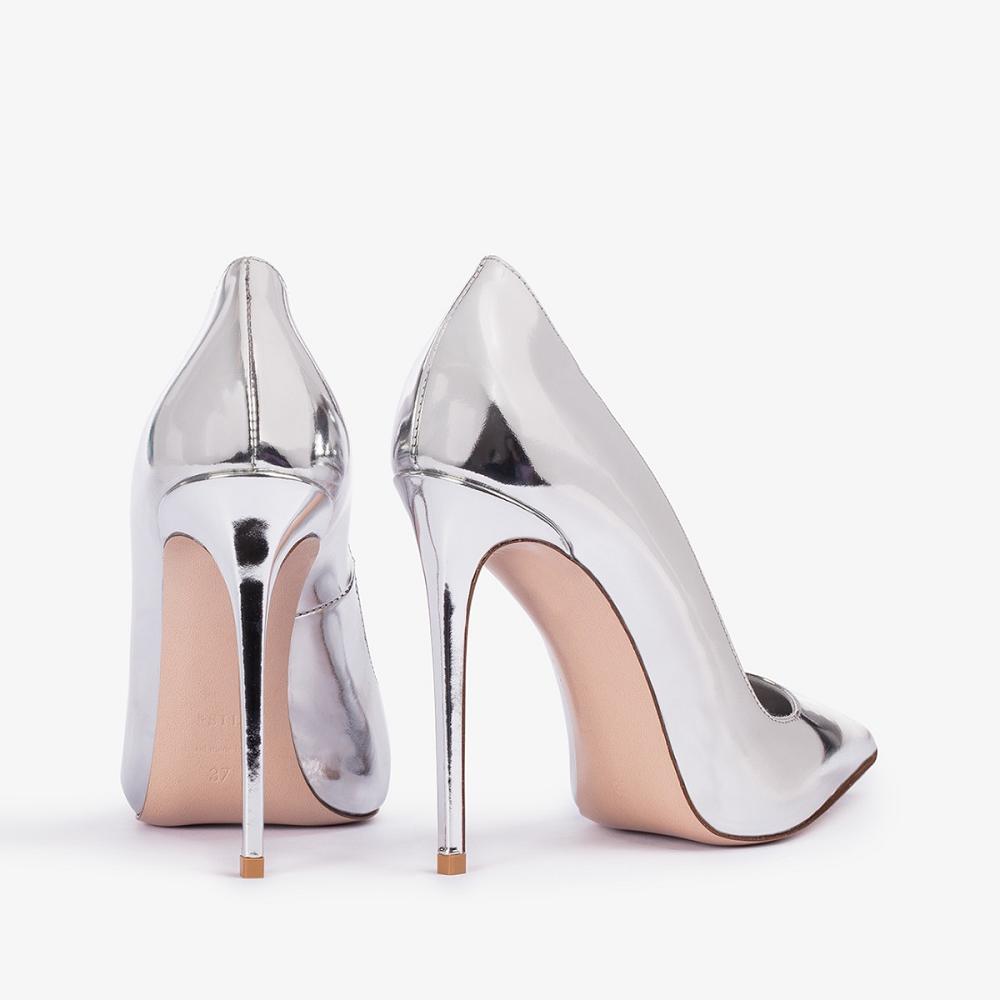 Le Silla EVA PUMP 120 mm Argento Metal | IT_LS43259