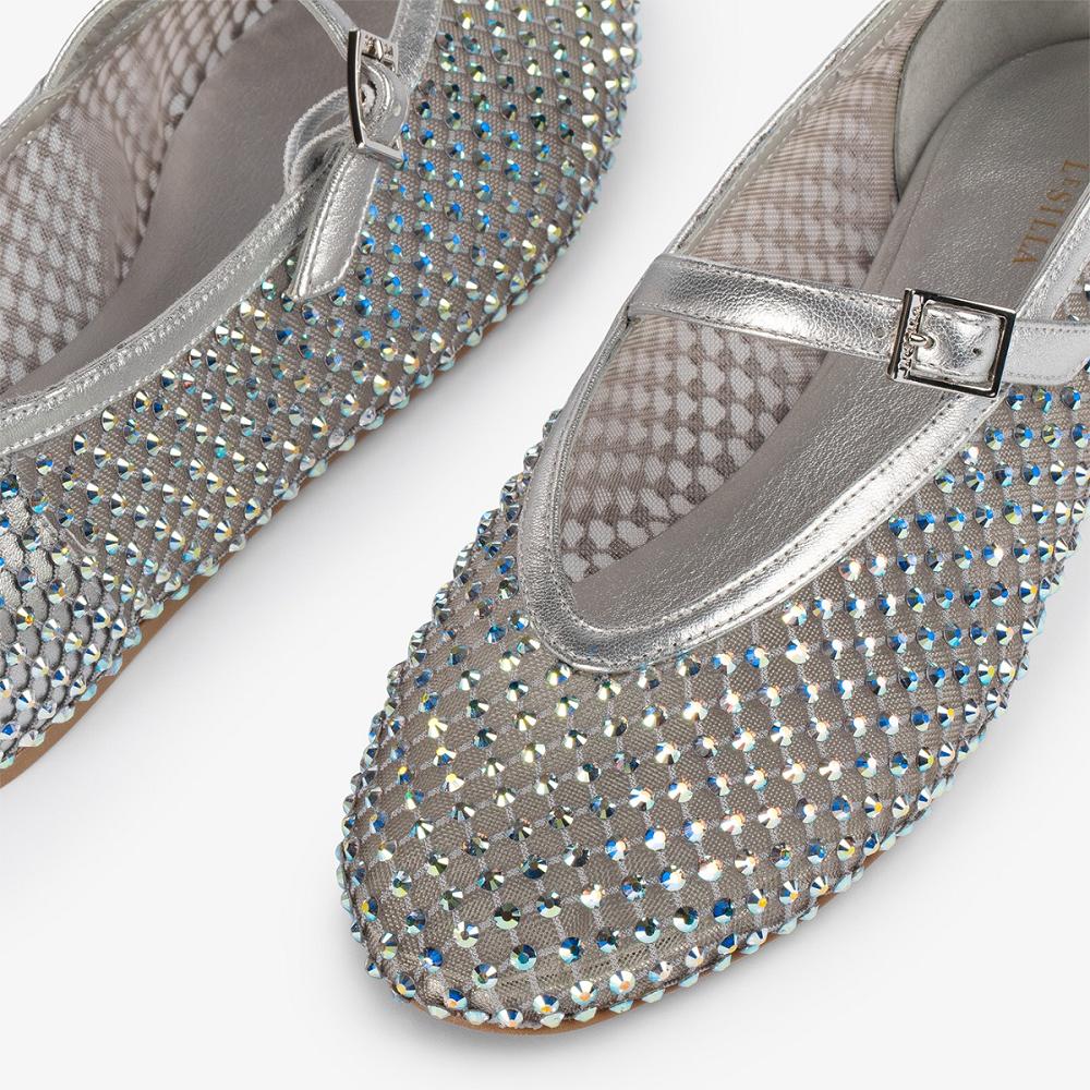 Le Silla GILDA BALLET FLAT Argento | IT_LS60416