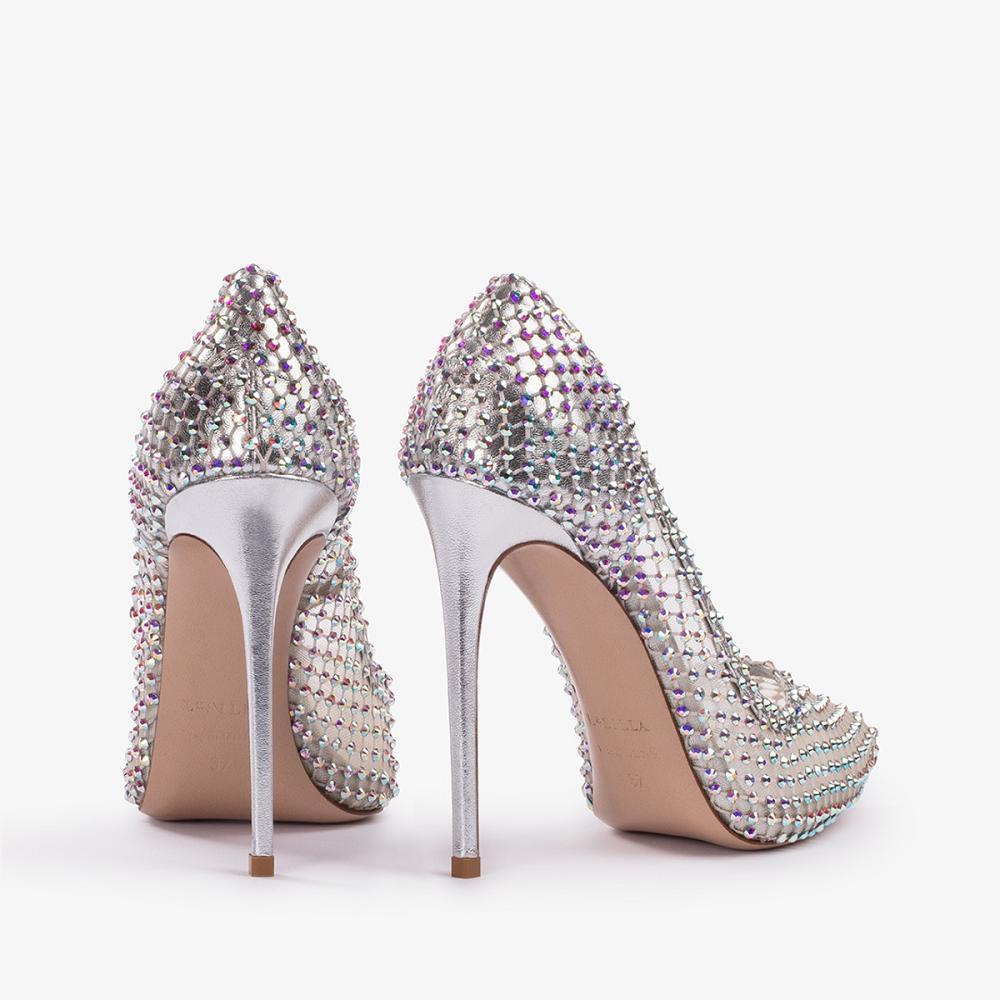 Le Silla GILDA PUMP 120 mm Argento | IT_LS65078