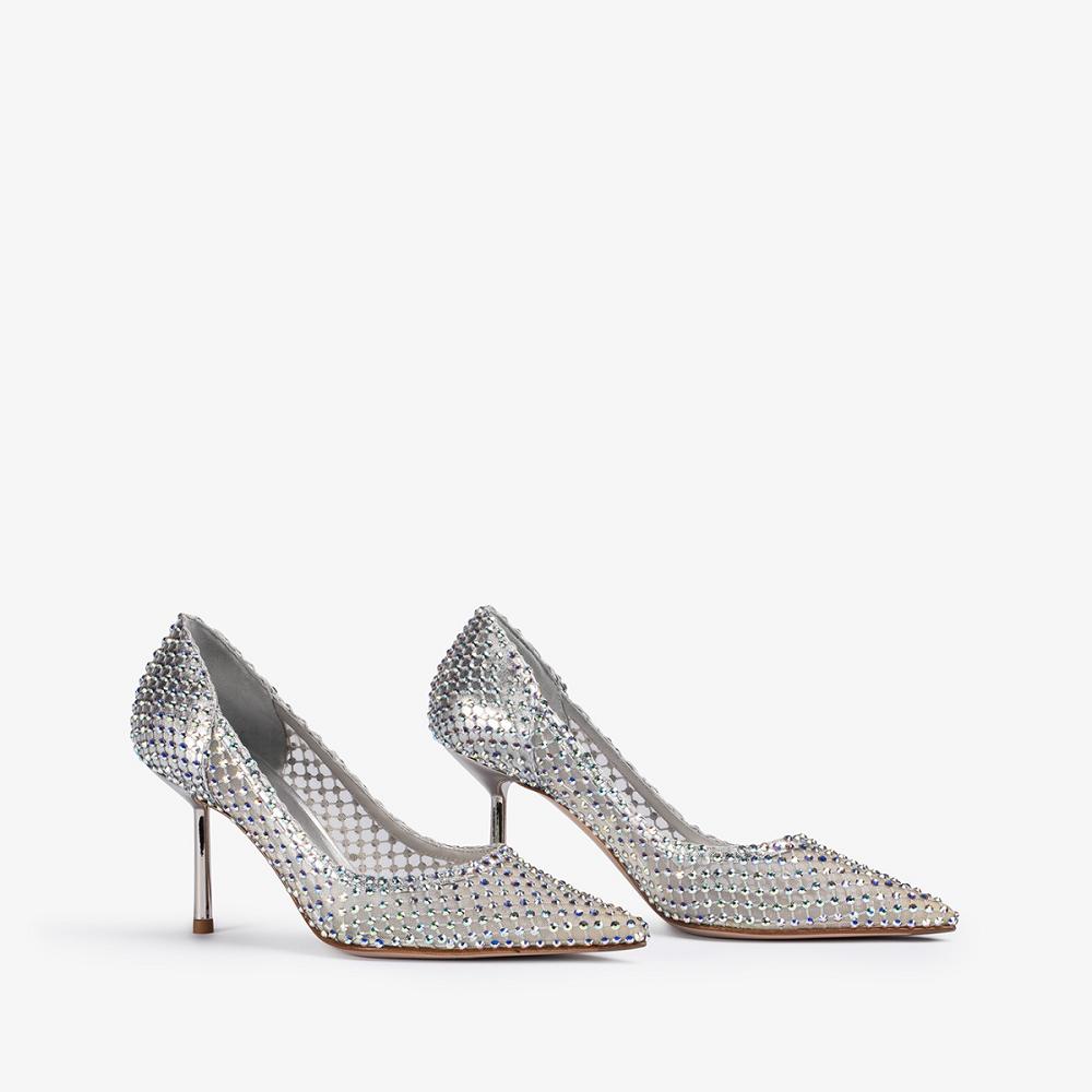 Le Silla GILDA PUMP 80 mm Argento | IT_LS36002