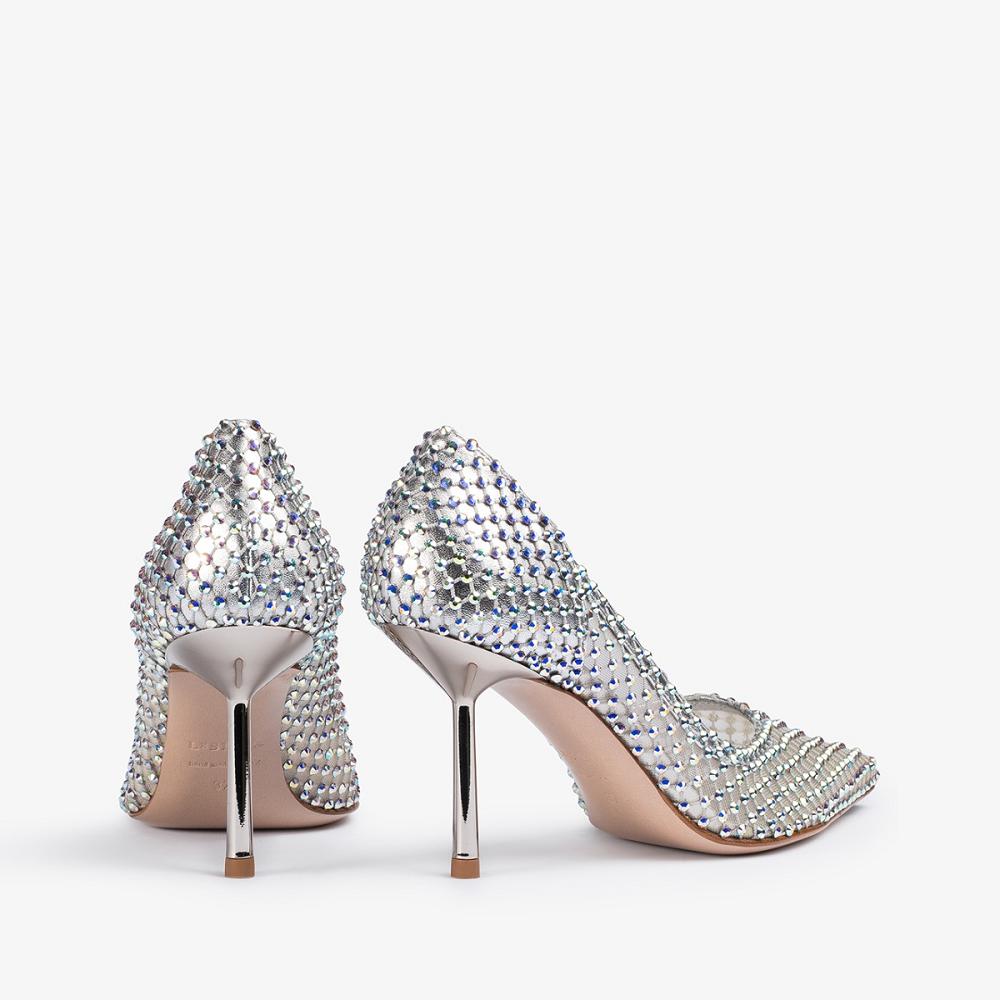 Le Silla GILDA PUMP 80 mm Argento | IT_LS36002