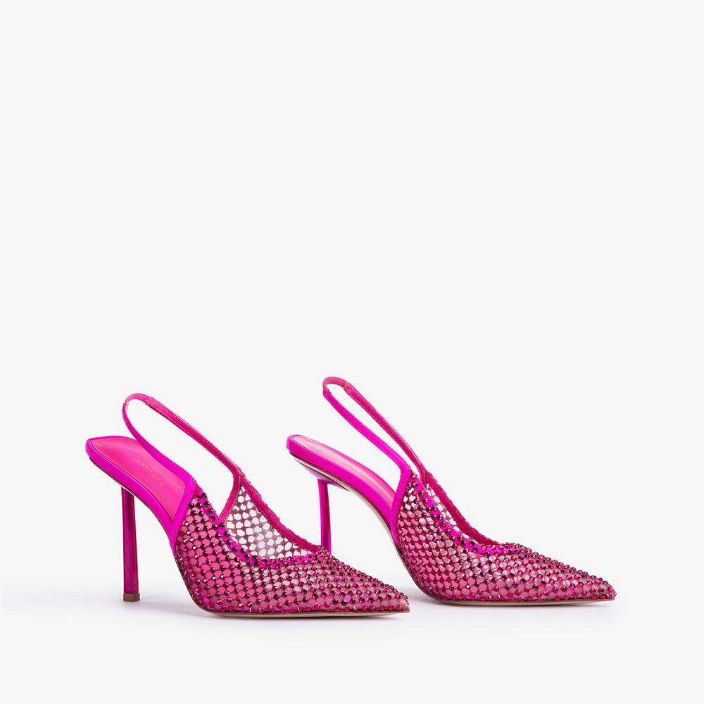 Le Silla GILDA SLINGBACK 100 mm Fucsia | IT_LS23026