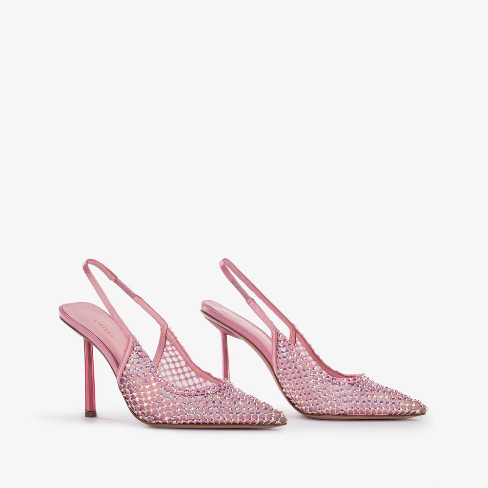 Le Silla GILDA SLINGBACK 100 mm Rosa | IT_LS33252