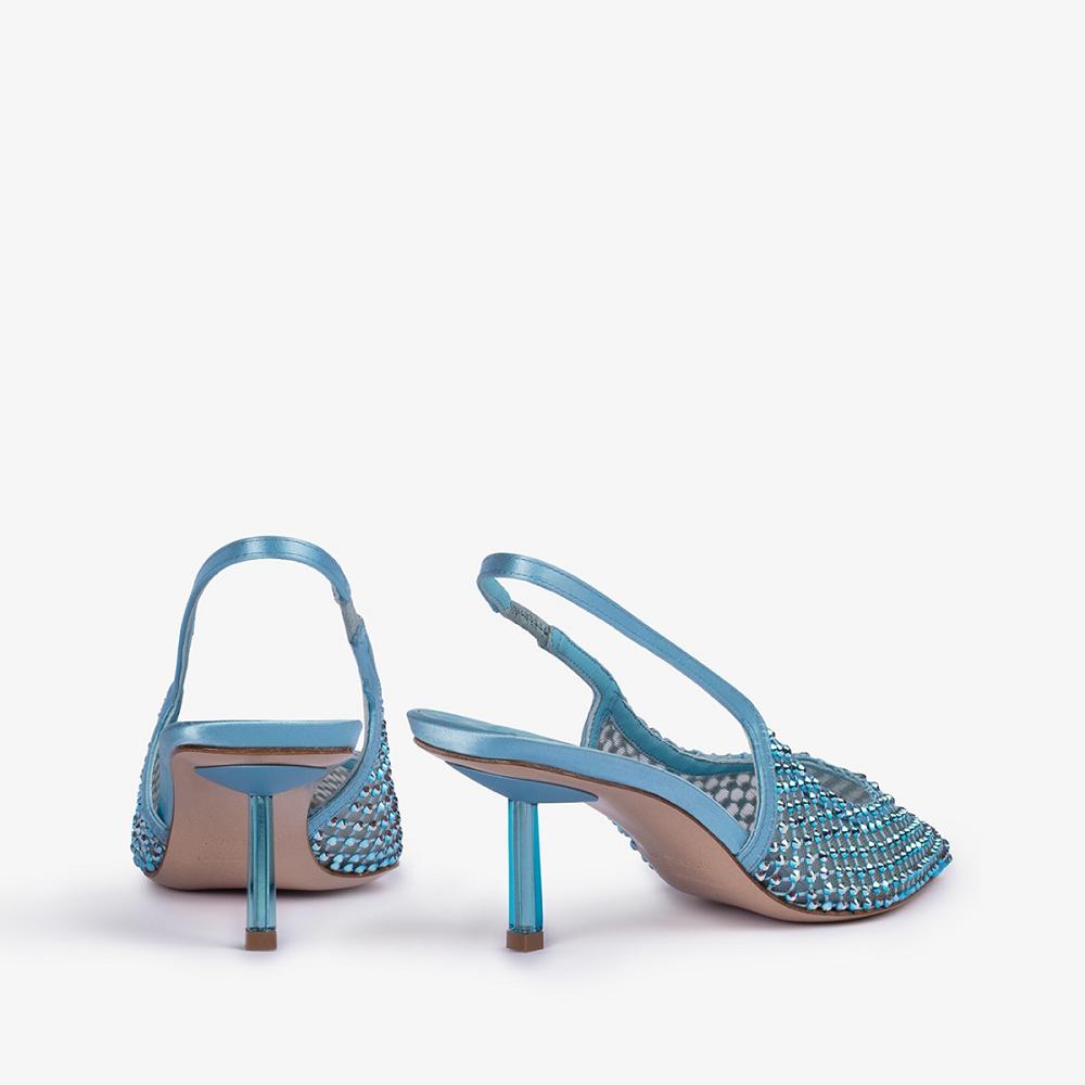 Le Silla GILDA SLINGBACK 60 mm Blu Blu | IT_LS94476