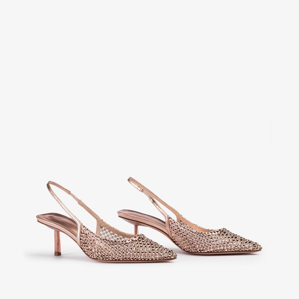 Le Silla GILDA SLINGBACK 60 mm Oro Rosa | IT_LS81175