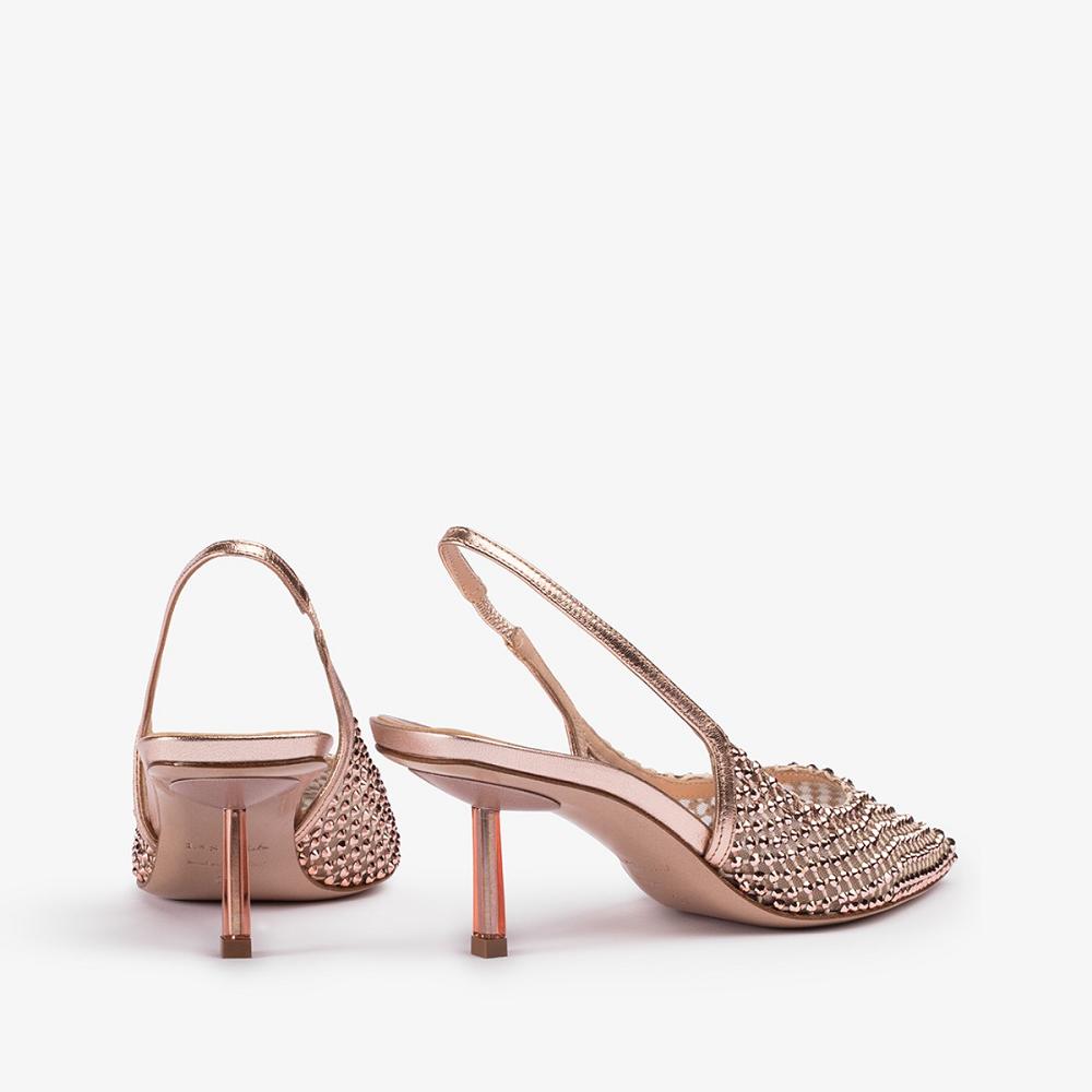 Le Silla GILDA SLINGBACK 60 mm Oro Rosa | IT_LS81175