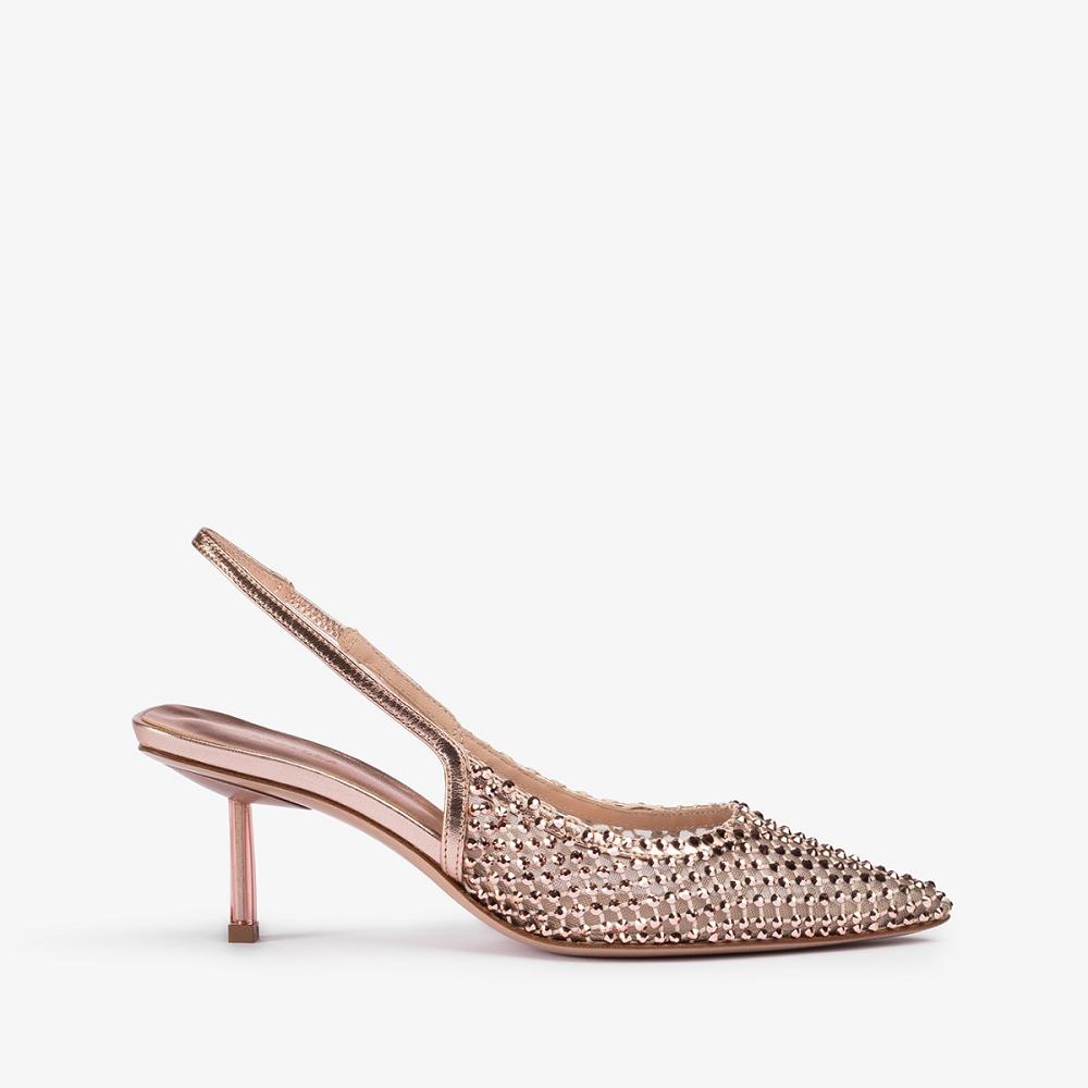 Le Silla GILDA SLINGBACK 60 mm Oro Rosa | IT_LS94637