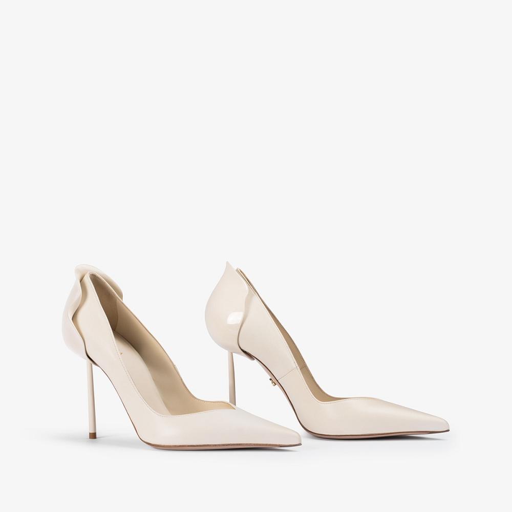 Le Silla LES NUANCES PETALO PUMP 100 mm Bianche | IT_LS92636