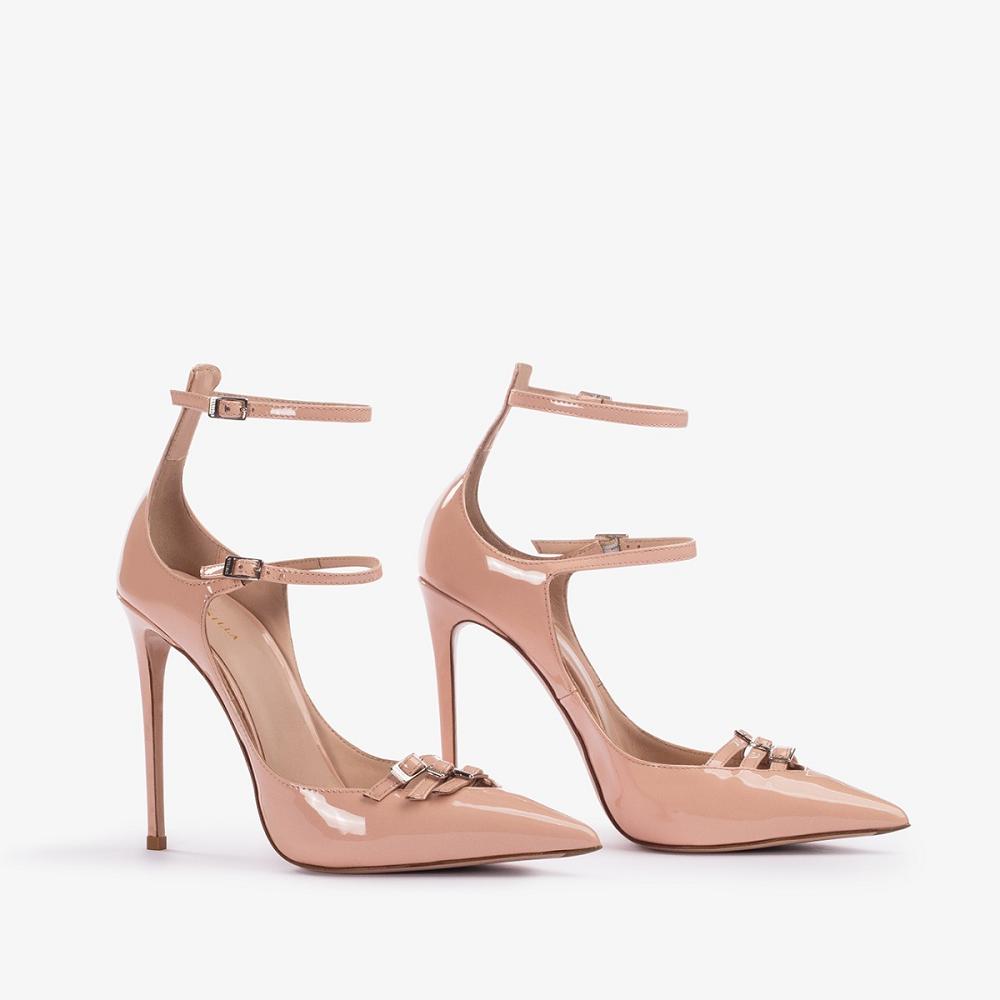 Le Silla MORGANA PUMP 120 mm Tanno Beige | IT_LS63809