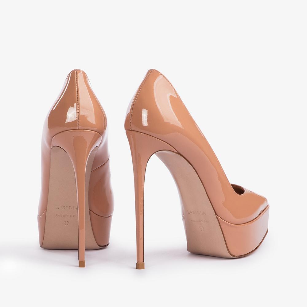 Le Silla UMA PUMP 140 mm Beige | IT_LS35099