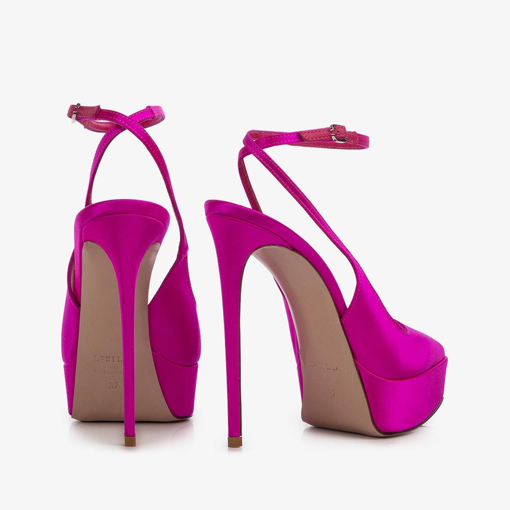 Le Silla UMA SLINGBACK 140 mm Fucsia | IT_LS47573