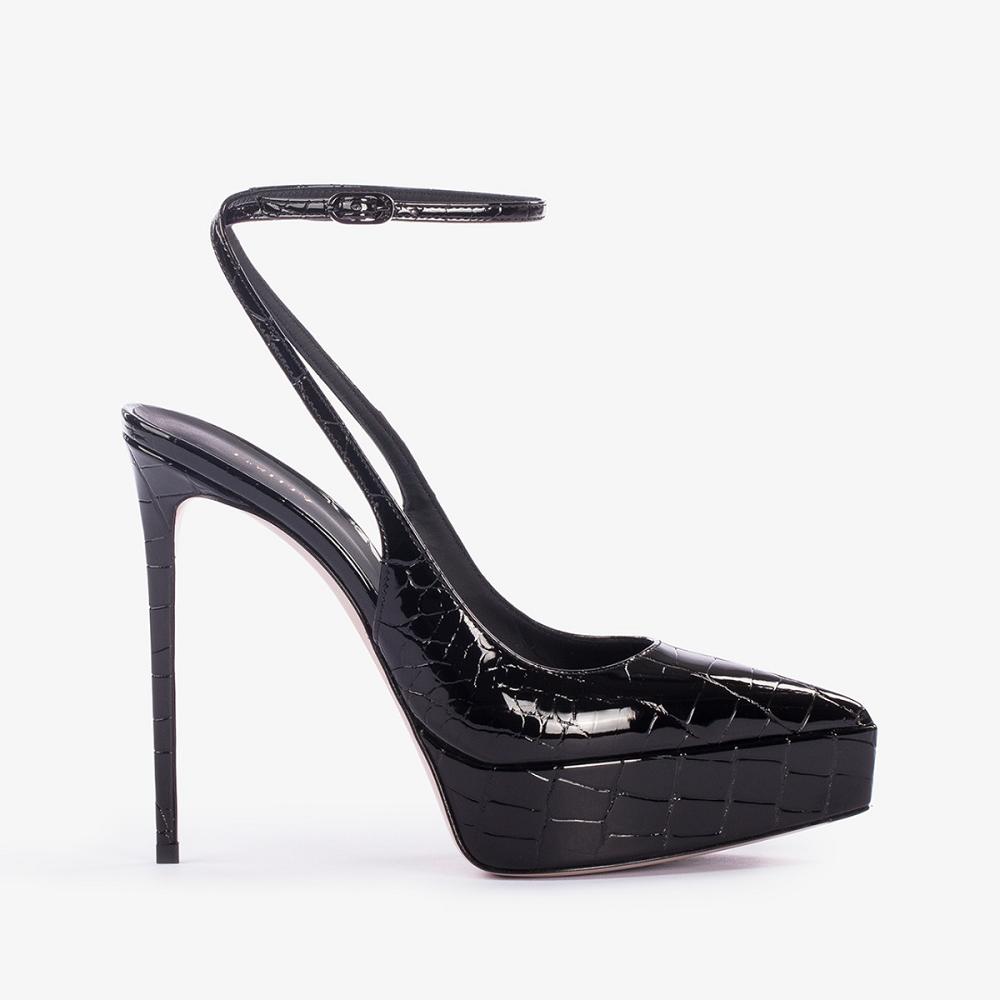 Le Silla UMA SLINGBACK 140 mm Nere | IT_LS91059