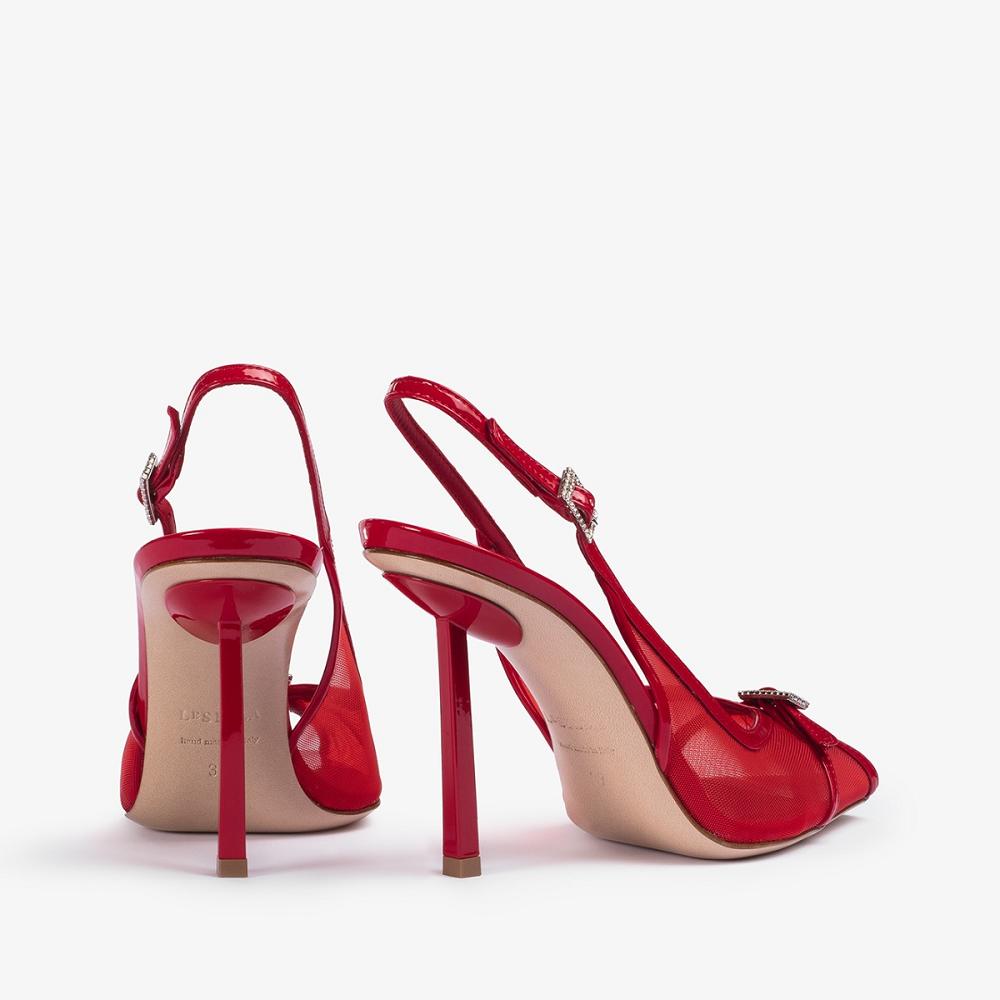 Le Silla VITTORIA SLINGBACK 100 mm Rosse | IT_LS14608