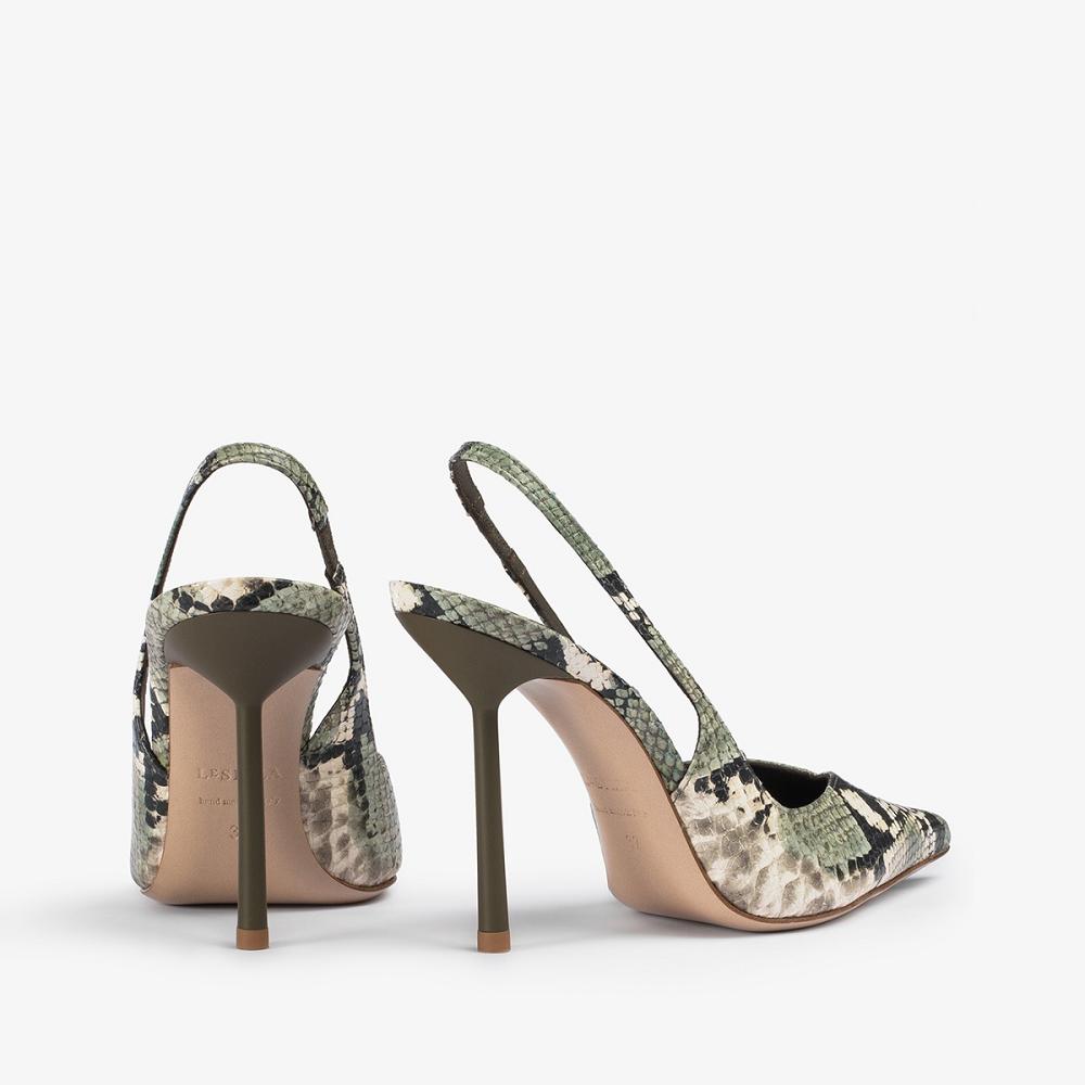 Le Silla VIVIENNE SLINGBACK 100 mm Verdi | IT_LS98525