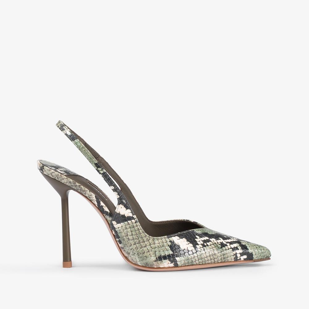 Le Silla VIVIENNE SLINGBACK 100 mm Verdi | IT_LS98525